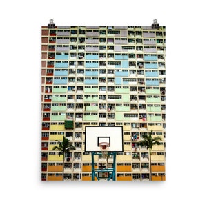 Choi Hung Estate - Fine Art Print, Wall Art, Home Decor, Prints Wall Art, Urban Print, Travel Photography, Hong Kong Photo, Asia Photograph