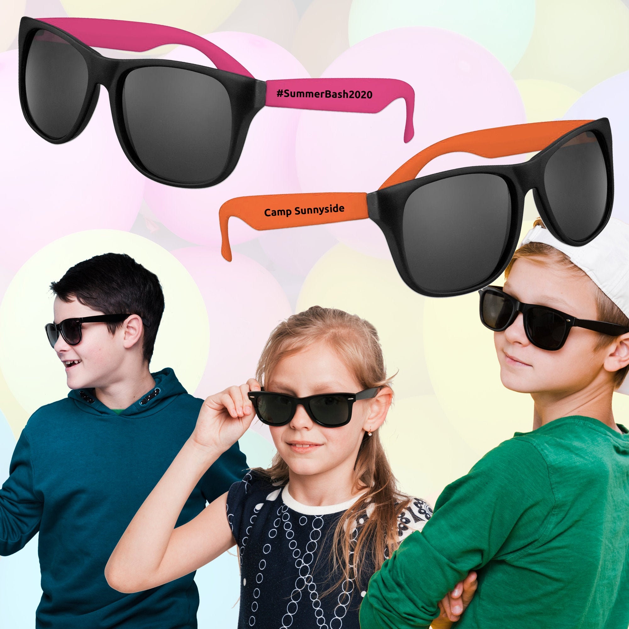 Personalized Kids Sunglasses Bulk Etsy