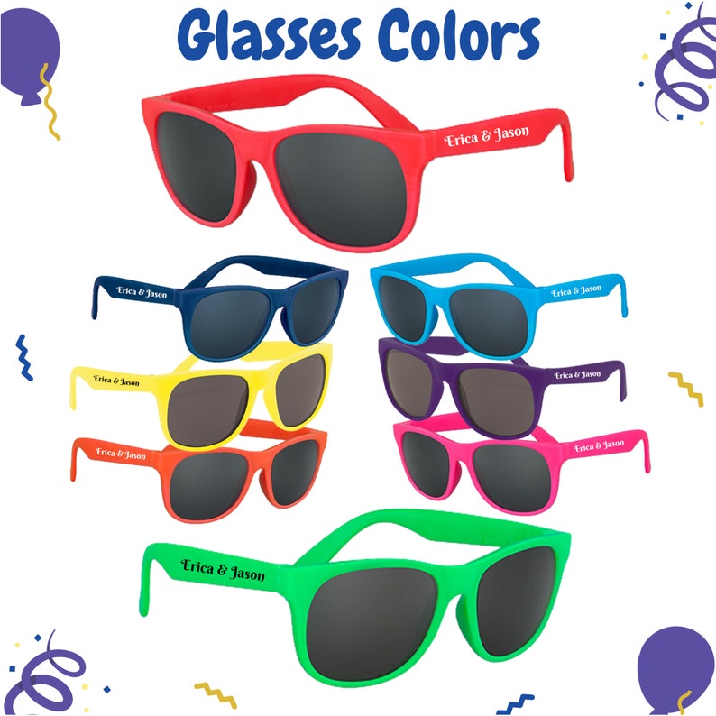 Personalized Wedding Sunglasses Bulk Etsy