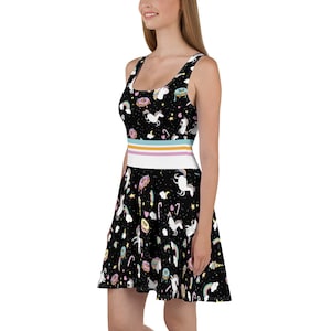 Yum Yum Unicorn Skater Dress