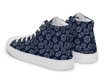 Don&#39;t Slow Your Roll Men’s High Top Canvas Shoes