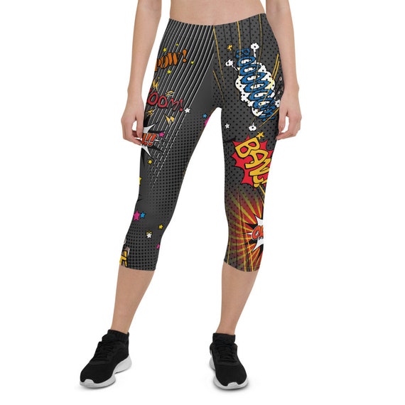 Boom Splat Girl Power Capri Leggings -  Canada