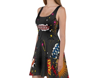 Boom Splat Skater Dress