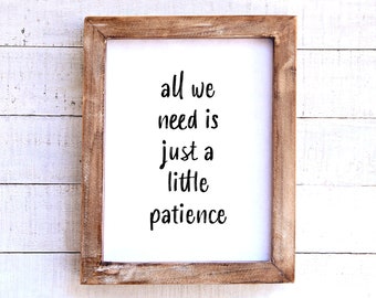 A Little Patience Etsy A Little Patience Etsy