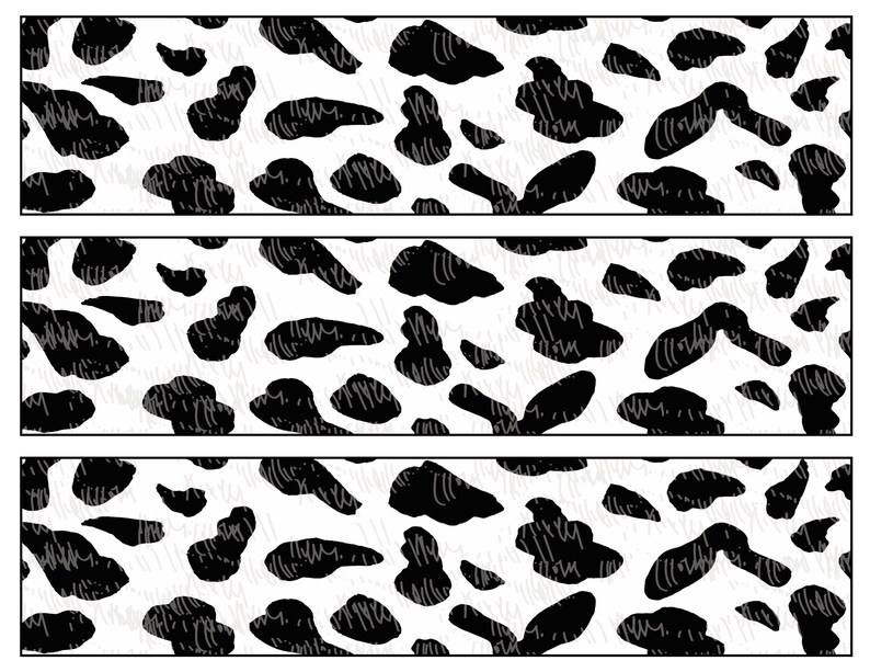 Animal Print Bulletin Board Border 3 Printable Designs Etsy