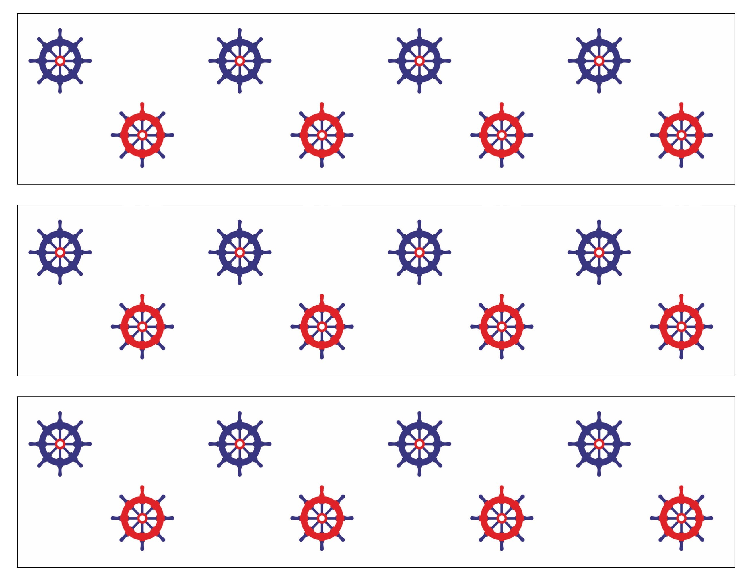 Navigation Paper Border Nautical Bulletin Board Border 3 Printable Designs Set 2 - Etsy