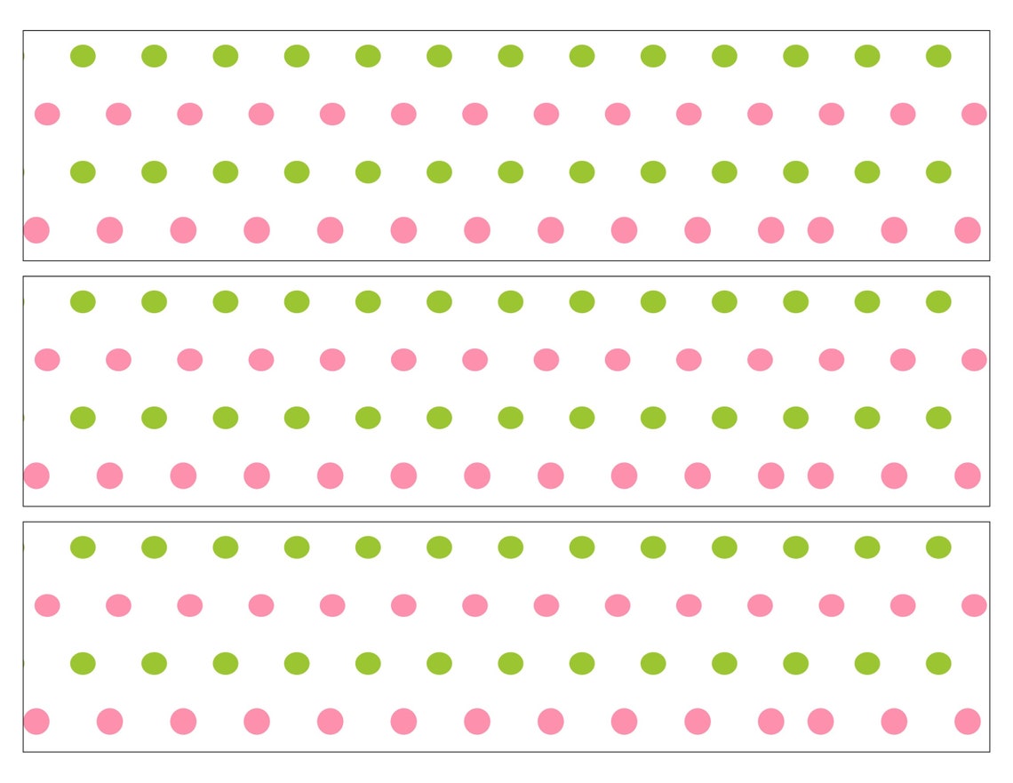 Panda Bulletin Board Border 4 Printable Designs - Etsy