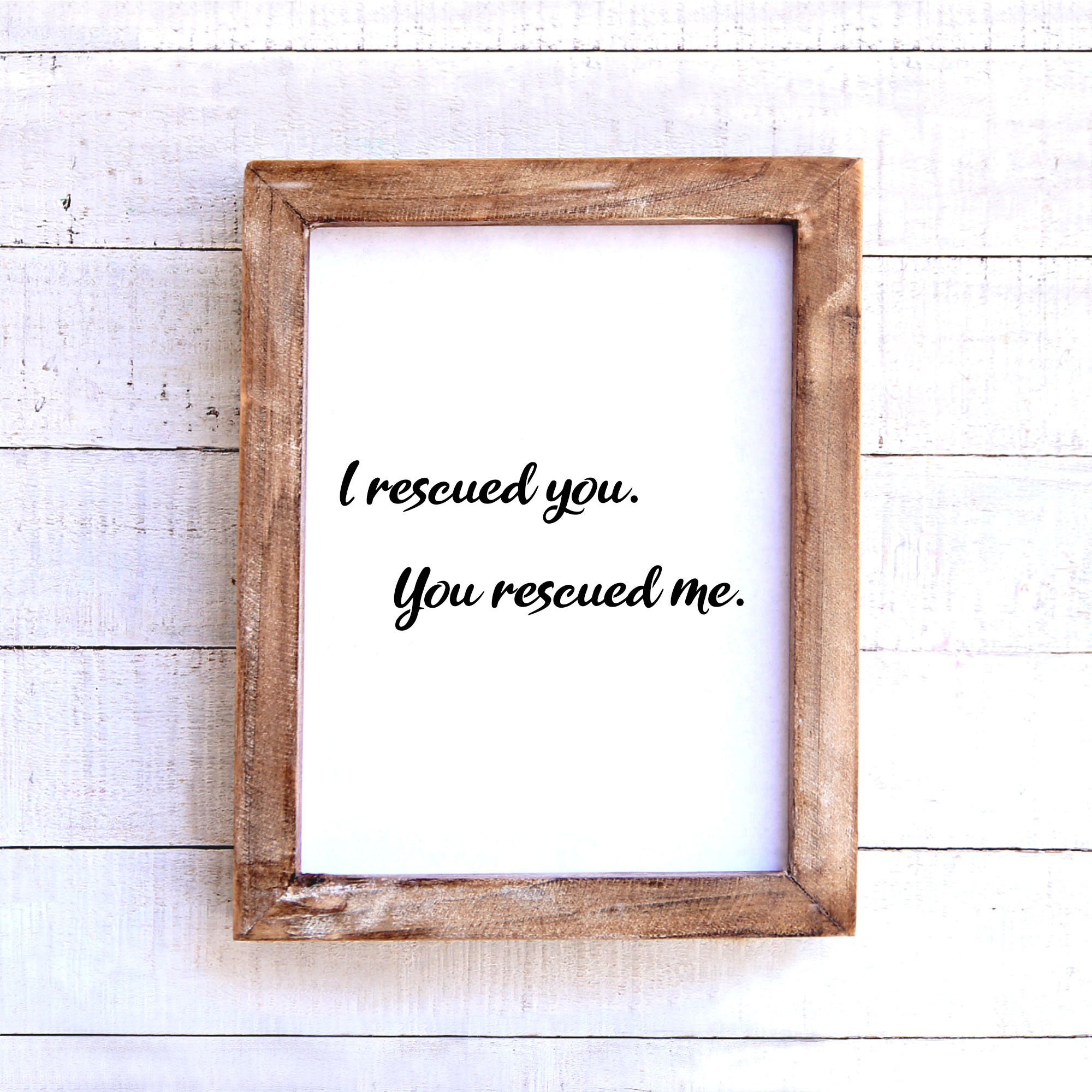 I Rescued You, You Rescued Me-song Lyrics Print, Wall Decor, Printable ...