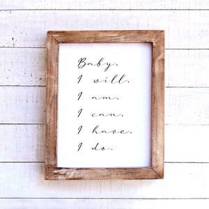 Baby I will I am I can I have I do-song lyric print, wall decor, printable digital art, song poster, quote, music lyric, wedding song