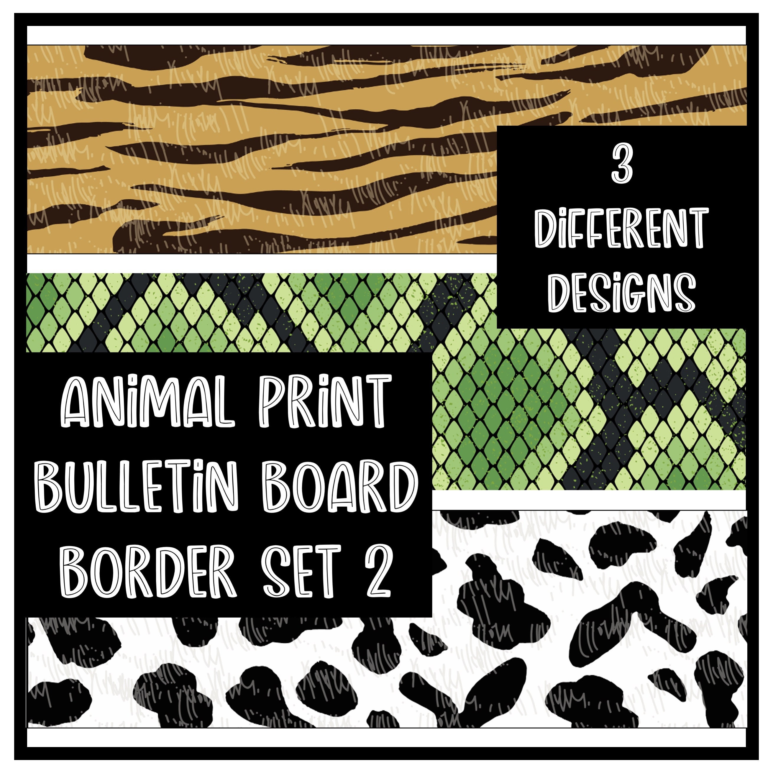 Animal Print Border