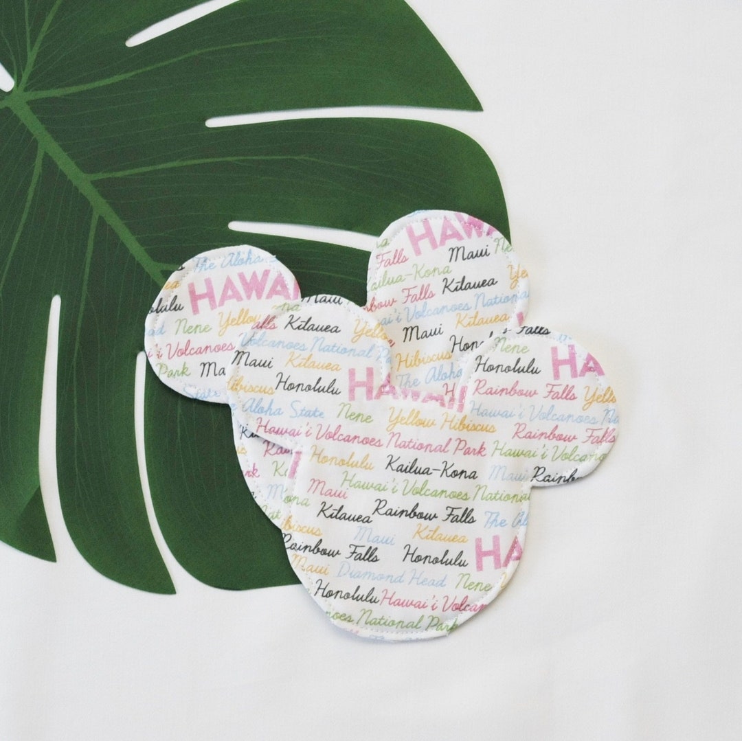 Mouse Rug Coasters Mouse Coasters | Kawaii Room Decor | Hawaiian Coaster | Aulani Coaster ...