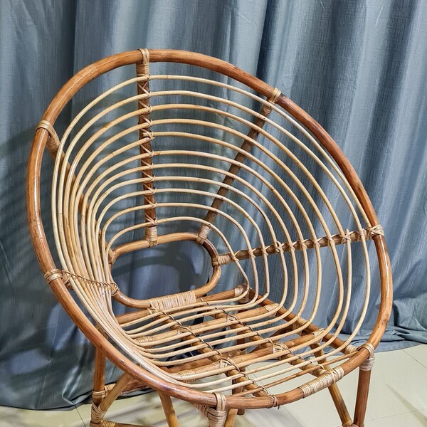 Rattan Chair Etsy