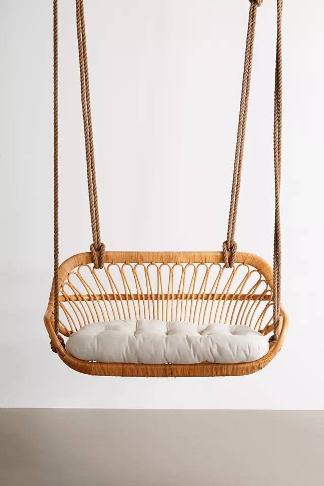 Rattan Hanging Sofa Bamboo Hanging Chair Cane Wicker Hanging Etsy