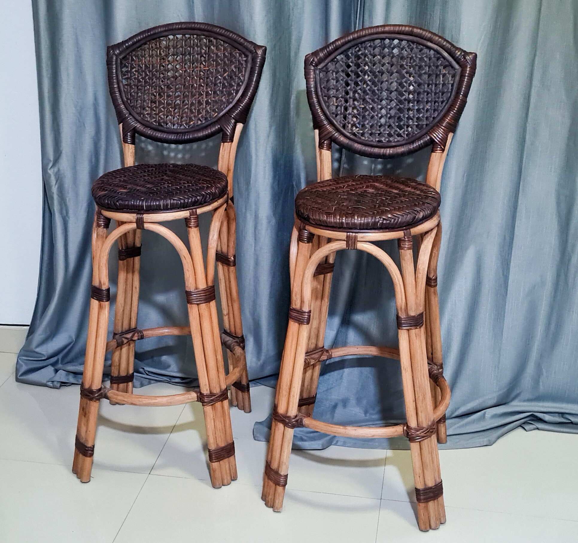 Cane counter height stools best sale