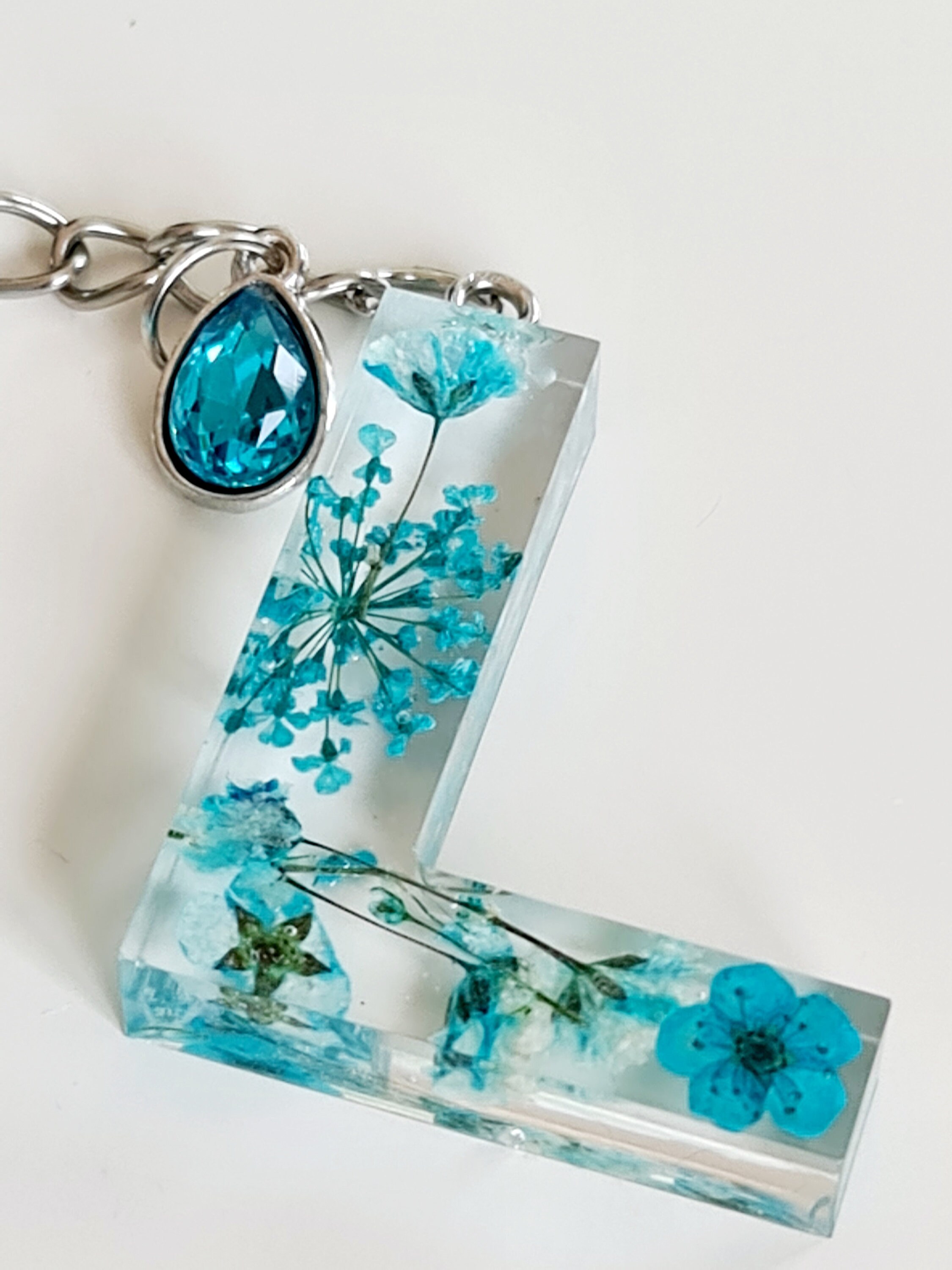 Unique Personalised Resin Keyring and Bookmark Gift Set. Real Etsy UK