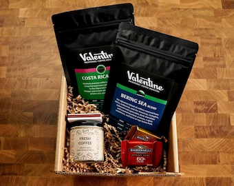 Coffee Gift Box, Mother's Day, with Chocolates, Candle