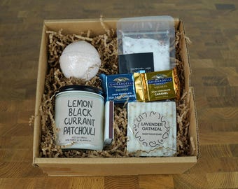 Self-Care Gift Box, Gift Wrapped with Card