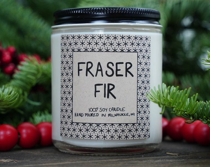 Fir Soy Candle, With Free Handwritten Card