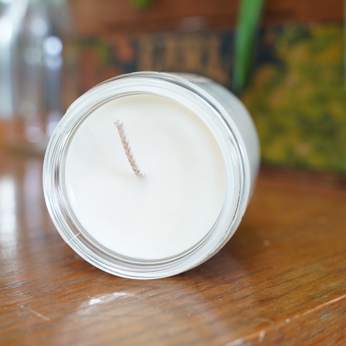 Vanilla Bean Scented Soy Candle With Free Handwritten Card Etsy