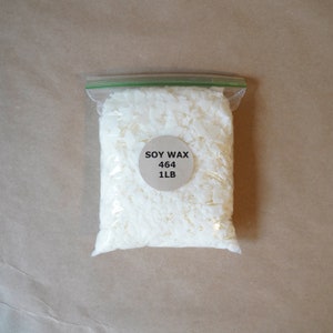 Soy Wax 464 ALL-NATURAL, 1lb, 5lbs, 10lbs, or 30lbs image 6