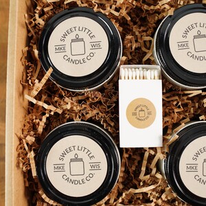 Pick Four Custom Candles Gift Box, Mix and Match Soy Candles, With Free Handwritten Card image 4