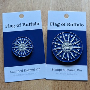 Buffalo City Flag Enamel Pin