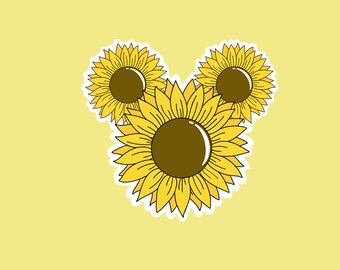 Download Sunflower Mickey Etsy
