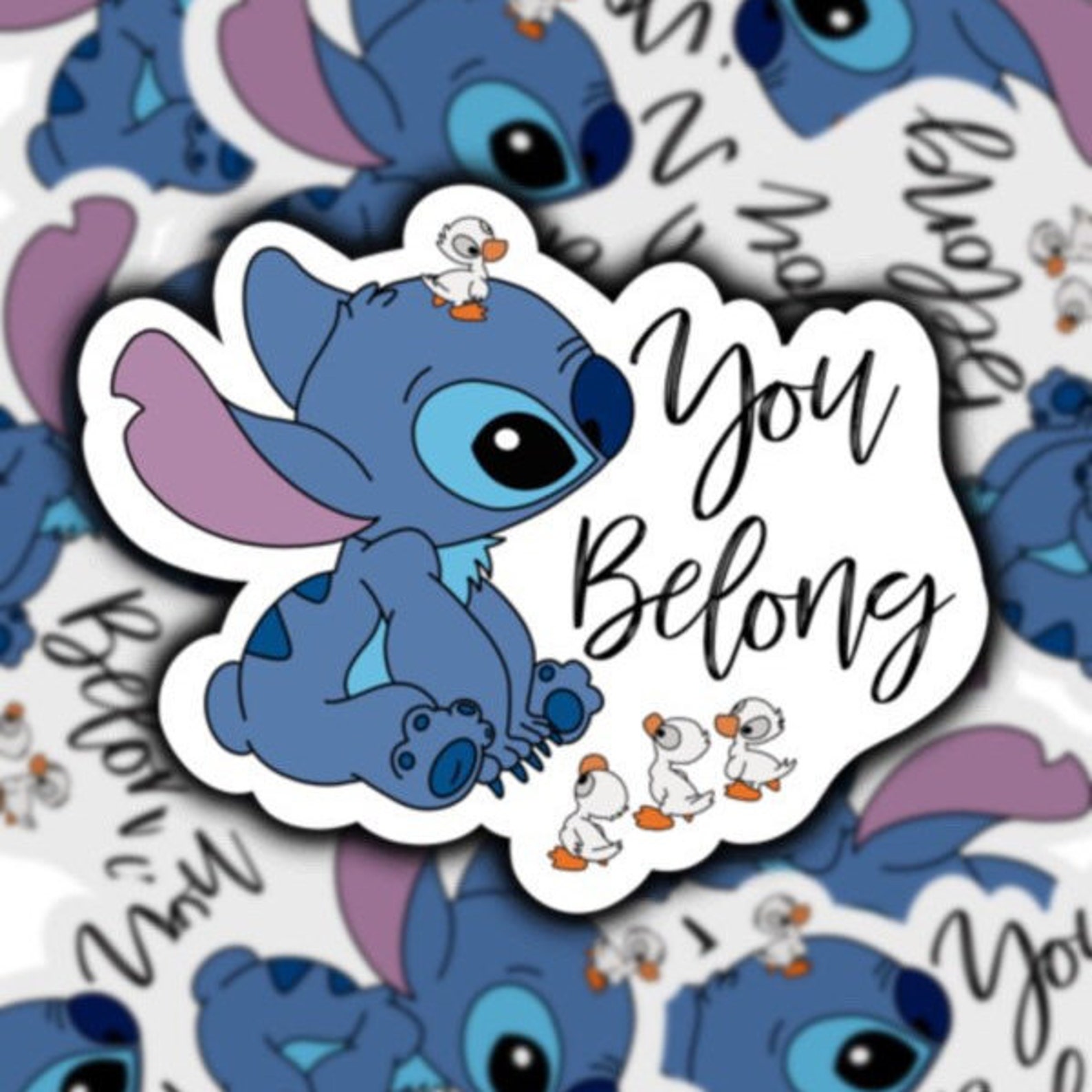 stitch ugly duckling statue
