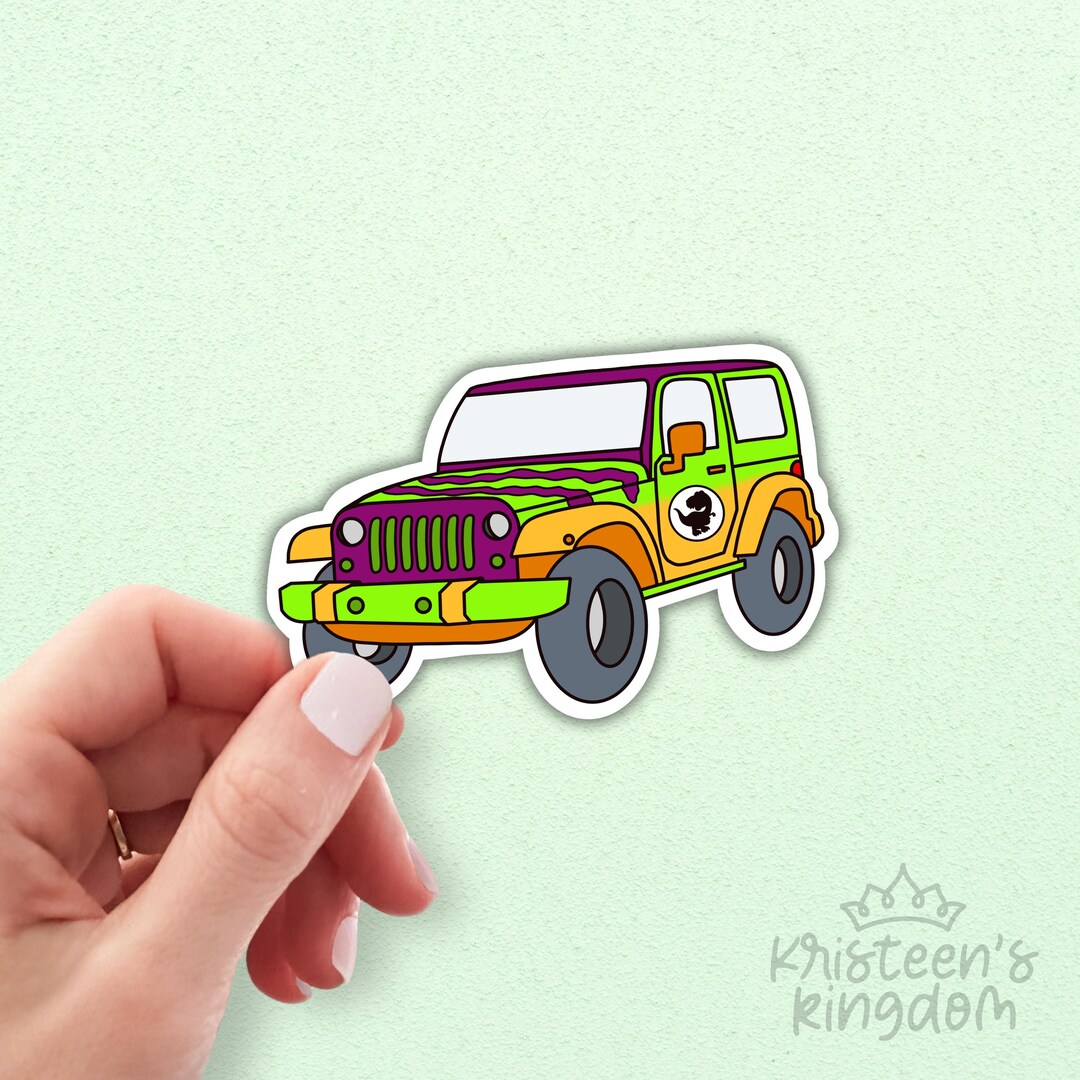 Dinosaur Time Rover Sticker Dinosaur Rover Sticker // Laptop Planner Water Bottle Cell Phone ...