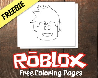 Roblox Coloring Page Etsy - roblox figures coloring pages