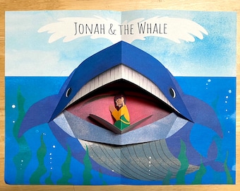 Jonah And The Whale, Jonah And The Whale Craft, Jonah And The Whale Activities, Jonah Bible Craft, Jonah And The Whale Lesson, Bible craft