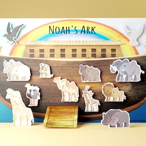 Noahs Ark Craft, Sunday School Craft, Noahs Ark Digital, Bible Craft, Noahs Ark Toy, Kids Bible Study, Noah Ark Activities, Bible Game