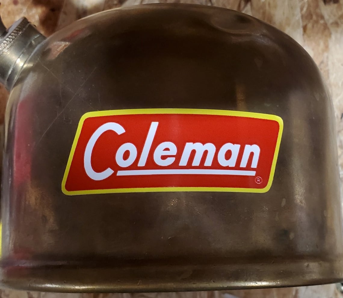 Three 3 New Coleman Replacement Decals Sticker Label Lantern Etsy