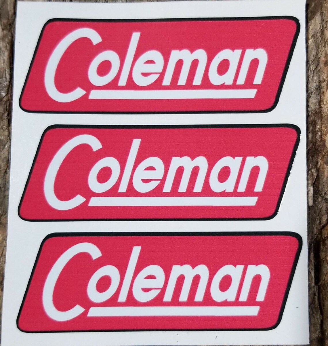 Coleman Lantern & Stove Replacement Sticker Decal Set (3-Pack) - Vintage 1962-1964 Style