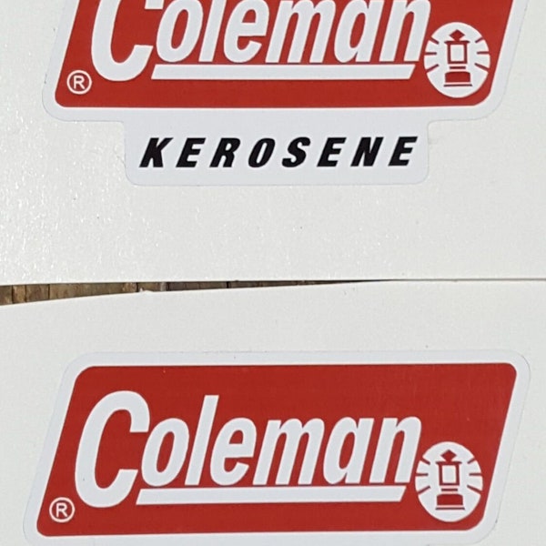 New Coleman Kerosene 201 Sticker Label Decal Lantern Stove Replacement