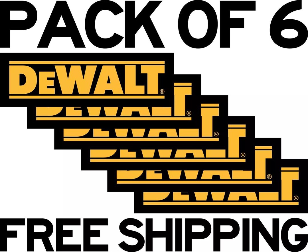 Pack Of 4 Milwaukee Tool Vinyl Decal Stickers 6x2.5 Inches For Tool Box Truck Window Car