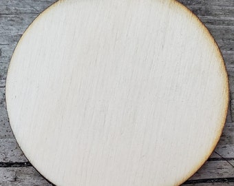 Baltic Birch Laser Engraved Wooden Circles 1/8 & 1/4 Inch Thickness - Various Sizes Available