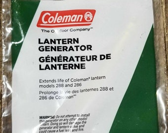 Brand New Coleman 300000543 Single Mantle Generator Fits All Vintage 286, 200B, OR 288 Lanterns