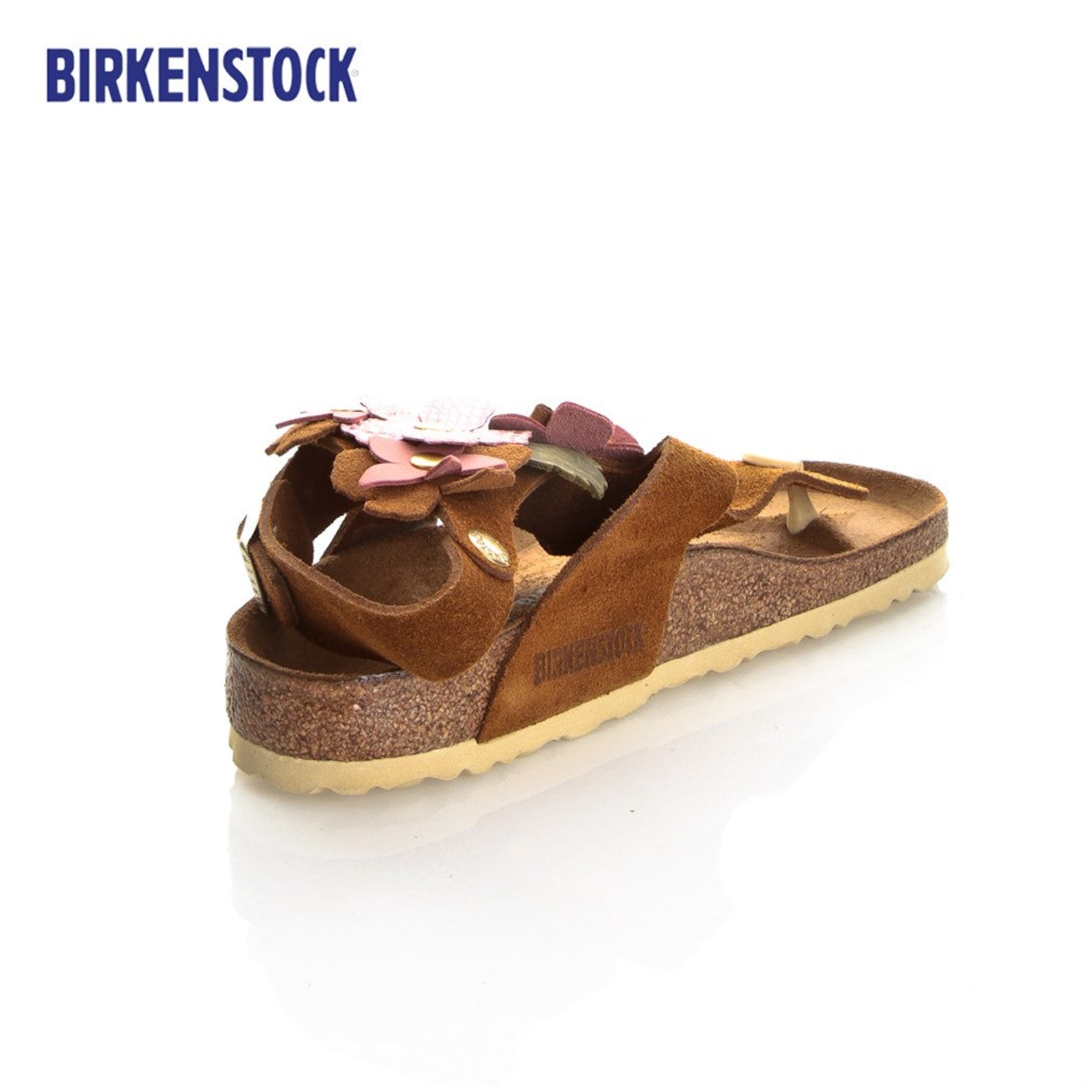 Birkenstock Women's GIZEH High Flower Nu MINK Sandals Etsy