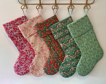 Liberty of London Christmas stockings. Wholesale available