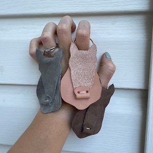 Horse Key Fob | Leather Horse Key Ring | Horse Lover | Horse Key Accessory | Cute Horse | Horse Key Ring | Purse Decoration | Horse Keychain