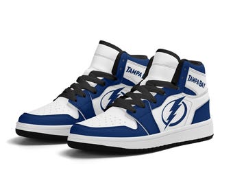 Tampa Bay Lightning Fan Unofficial High-top Shoes, sneakers, trainers Unisex for Kids