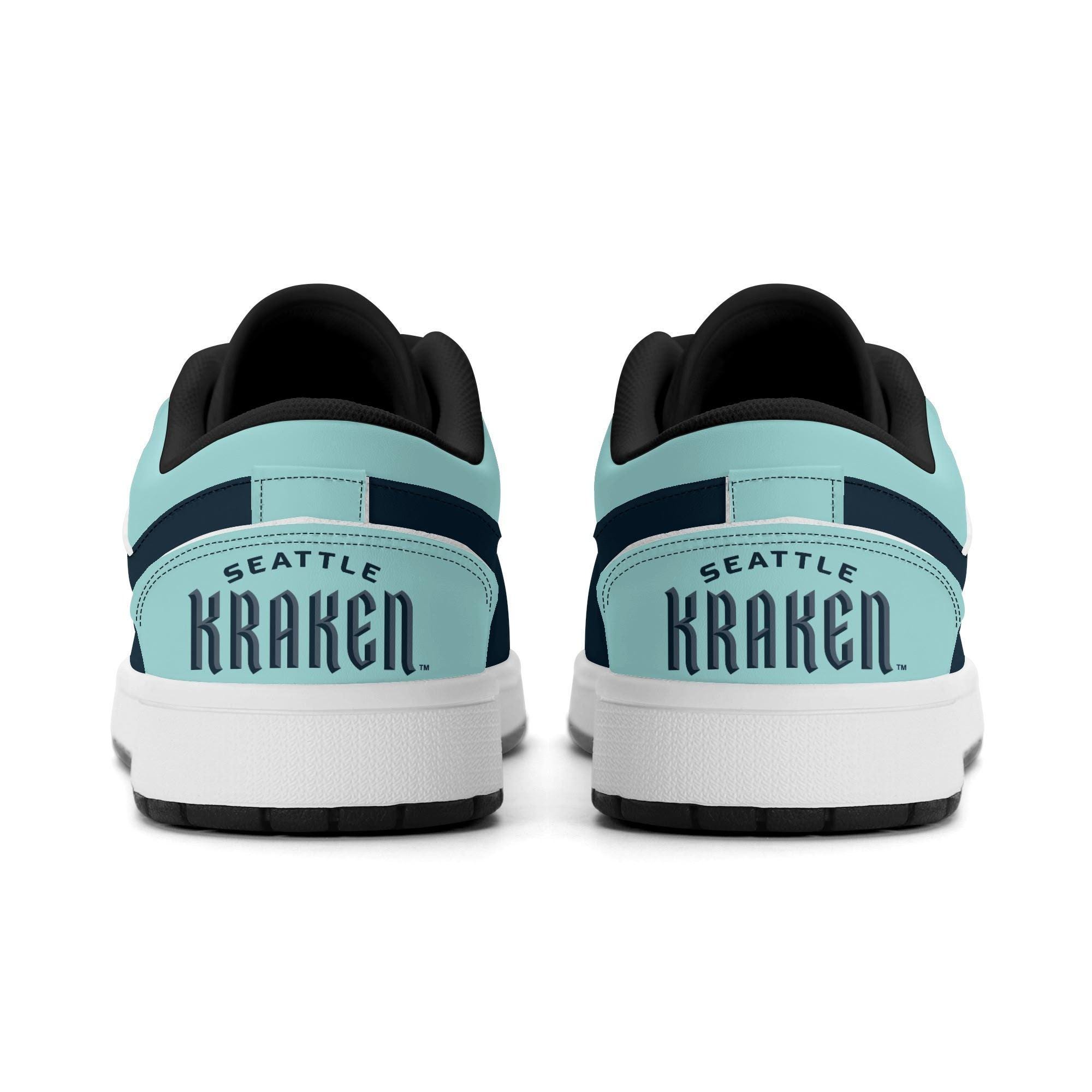Custom Seattle Kraken Low Top Sneakers - Personalized NHL  display picture 2