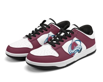 Scarpe, scarpe da ginnastica, scarpe da ginnastica non ufficiali dei tifosi dei Colorado Avalanche, unisex