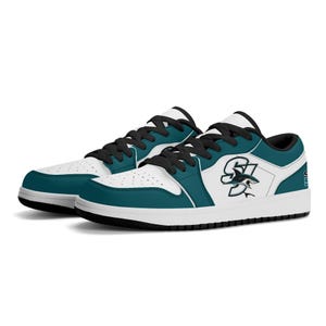 Custom San Jose Sharks Low Top Sneakers - Personalized NHL Fan Shoes