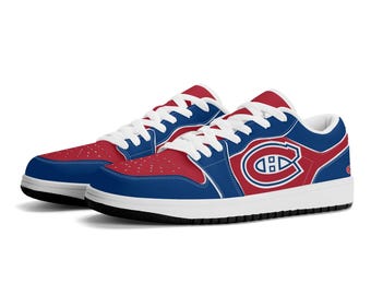 Custom Montreal Canadiens Low-Top Sneakers - Montreal Hockey Fan Shoes