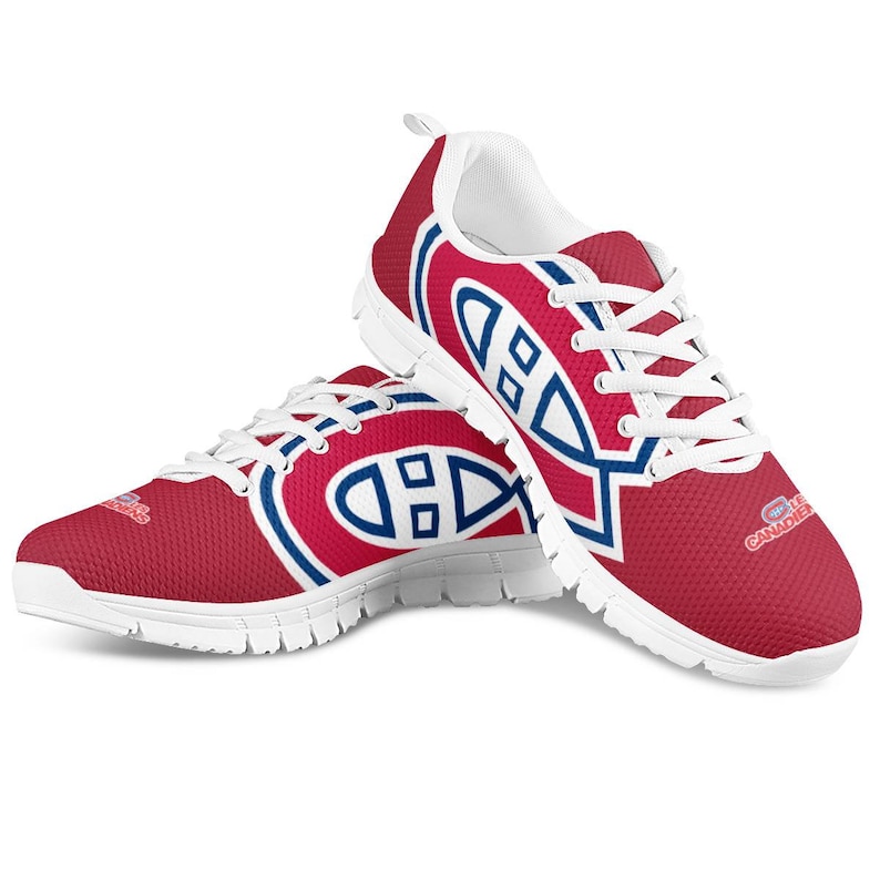 Montreal Canadiens Fan Unofficial Running Shoes Sneakers Etsy