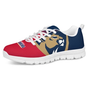 Florida Panthers Fan Unofficial Running Shoes, sneakers White Sole Unisex
