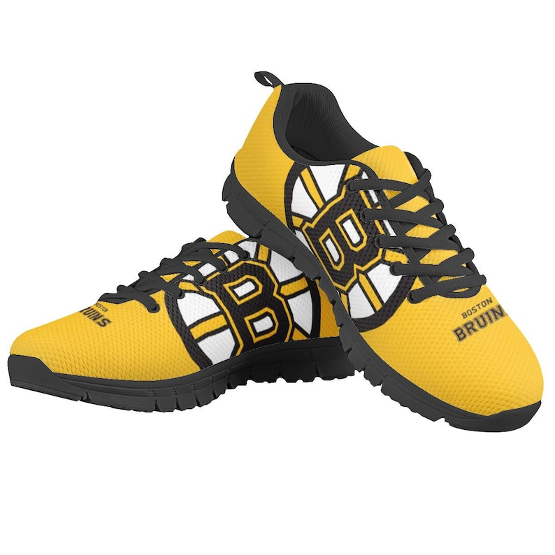 Boston Bruins Fan Unofficial Running Shoes sneakers Black