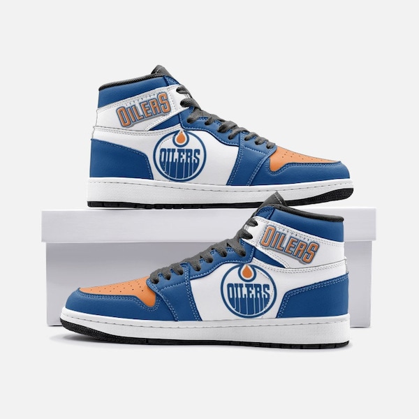 Edmonton Oilers Fan Unofficial Running Shoes, sneakers, trainers Unisex